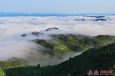 双峰云海