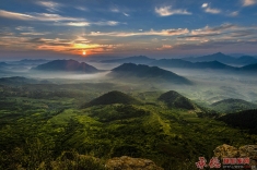 双峰山日出