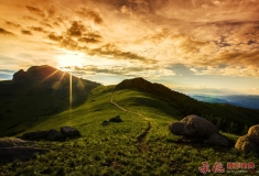 马盂山晚霞