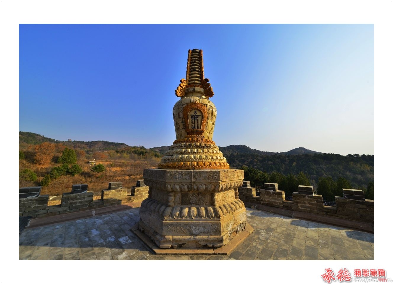 普乐寺                 夕阳如虹